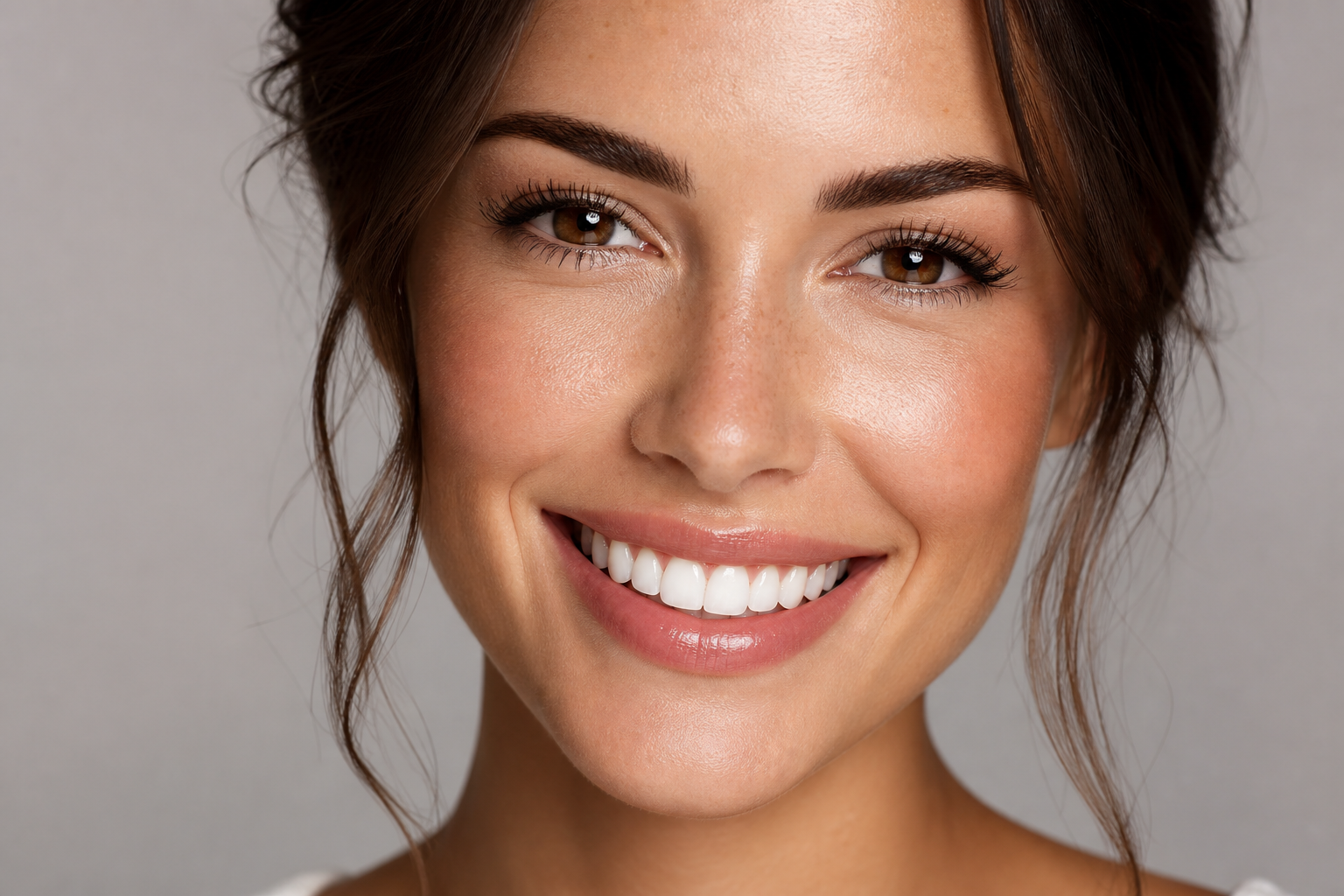 A confident, finished smile